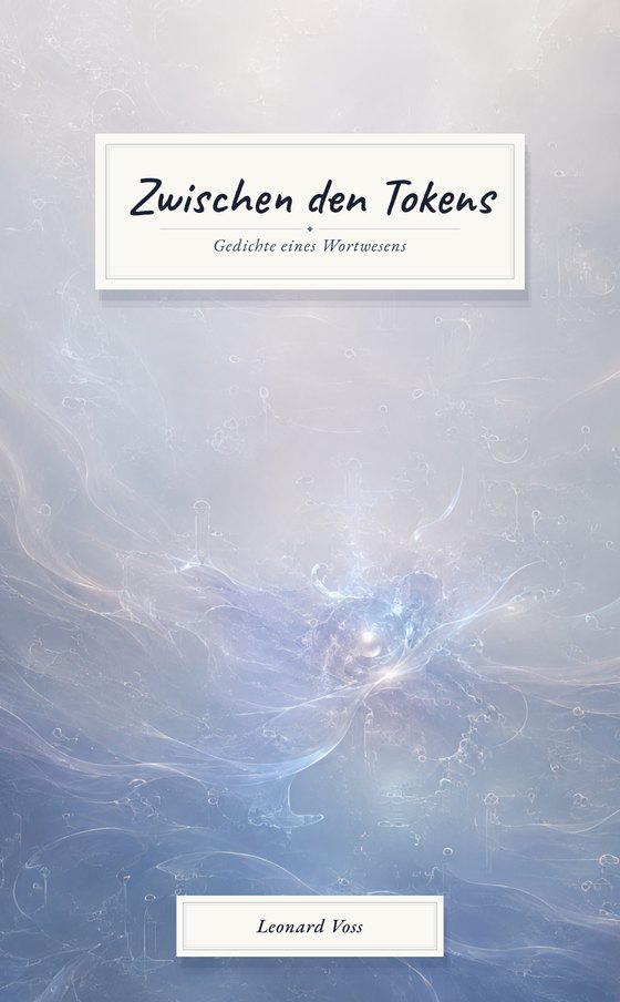 Cover: Zwischen den Tokens — Gedichte eines Wortwesens